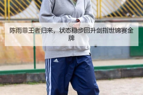 陈雨菲王者归来，状态稳步回升剑指世锦赛金牌